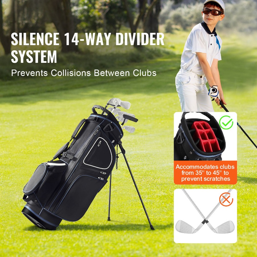 Sac de golf pour chariot avec  - Golf Bag Stand Cart avis et prix