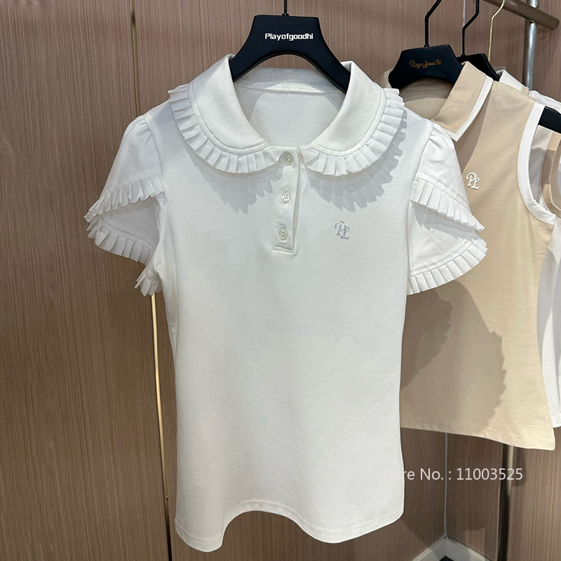 Maillot de tennis plissé à vol - Golf Equipment Korea avis et prix
